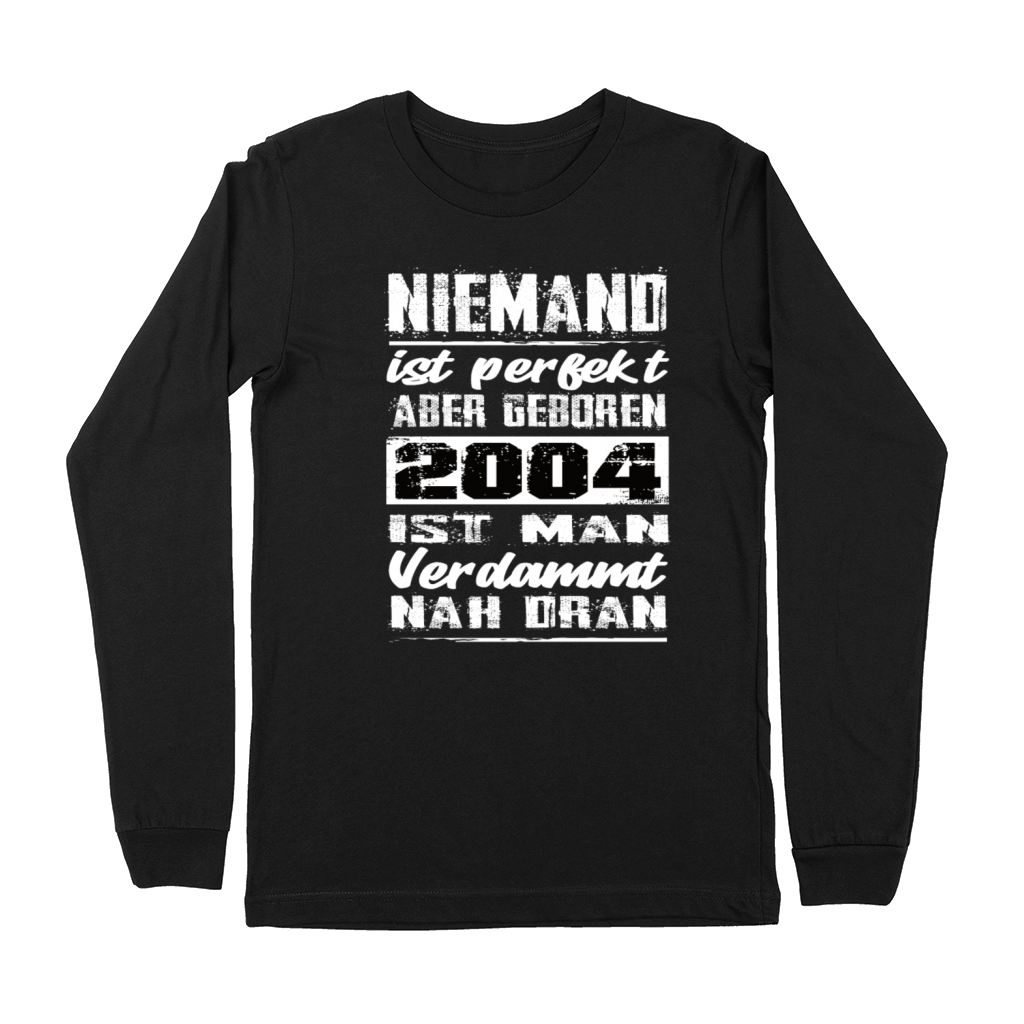 Nobody Is Perfect But Born 2004 Birthday Premium Long Sleeve