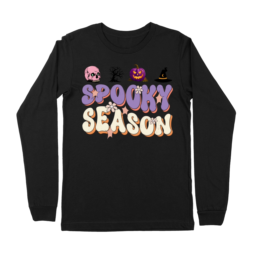 Spooky Season T-shirt Design Premium Long Sleeve