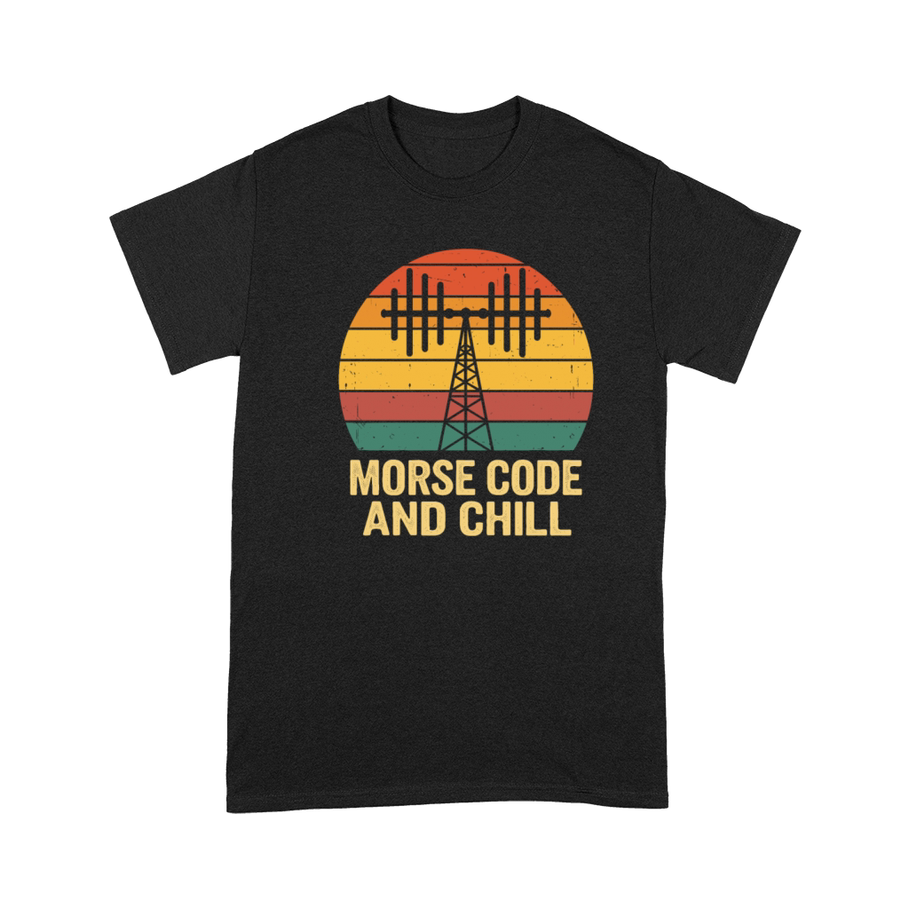 Amateur Radio Operator Ham Radio Morse Code And Premium T-shirt