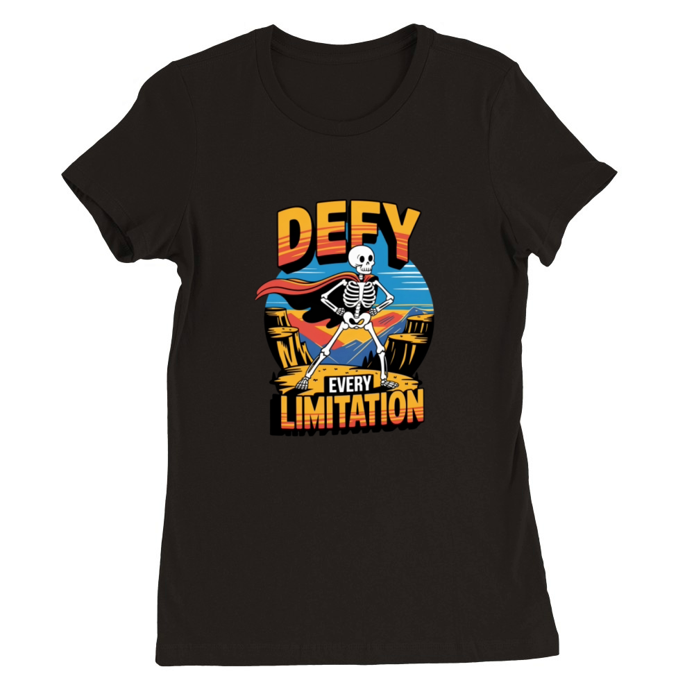 Defy Every Limitation Premium Womens Crewneck T-shirt