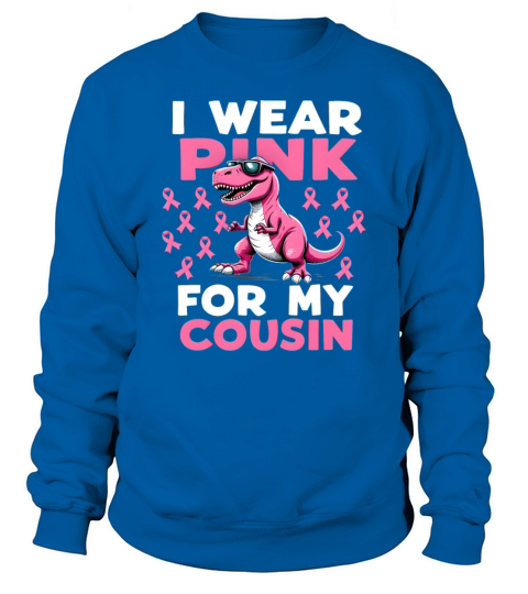 Breast Cancer Pink Awareness Design Sweatshirt Unisex