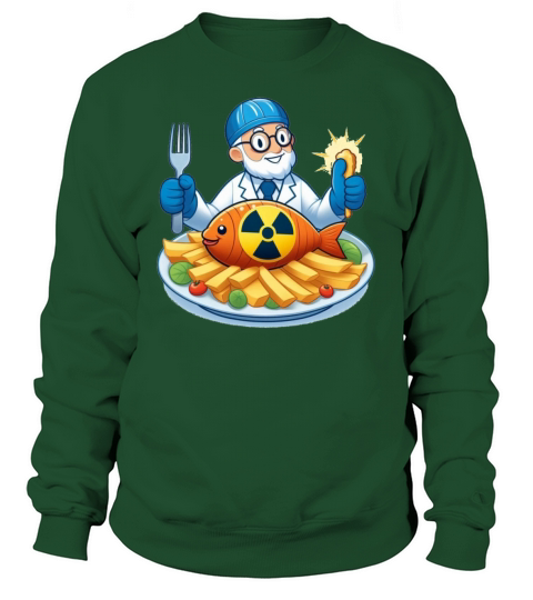 Fission Chips Science Fun Physics Humor Sweatshirt Unisex