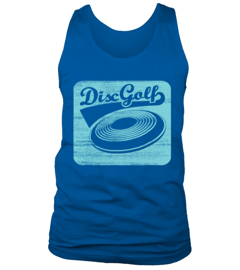 Disc Golf In Retro Vintage Style Frisbee Tank Top Unisex