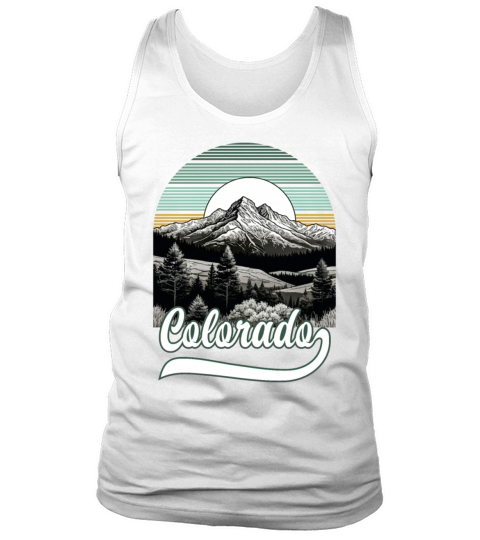 Sunset Outdoors Scenic Hiking Colorado Mountains Tank Top Unisex