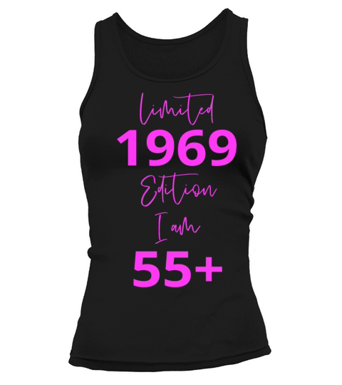 55th Birthday girl for Women Ladies old Tank top Woman