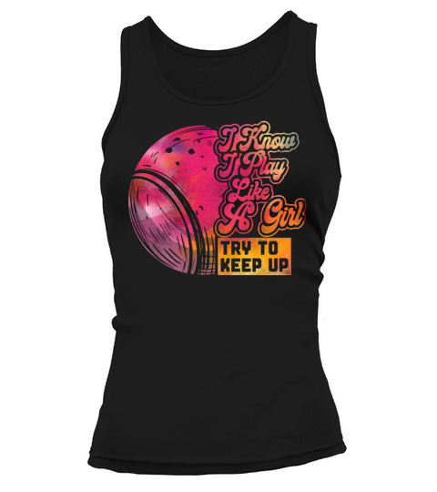 Funny Tennis Player Racket Tank top Woman