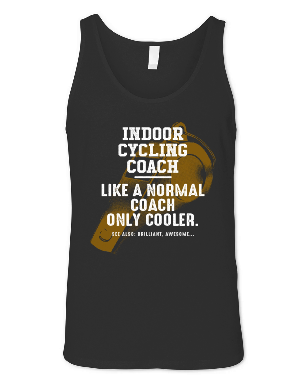 Indoor Cycling Coach Like a Normal Coach Indoor Bi Unisex Jersey Tank