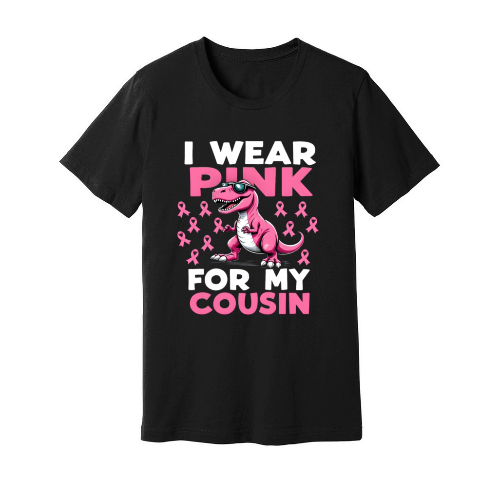 Breast Cancer Pink Awareness Design Unisex Jersey Tee