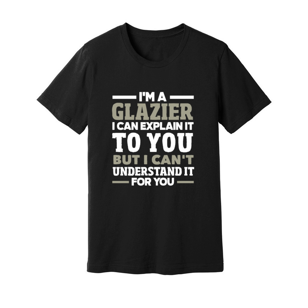 Funny Glazier Gift Unisex Jersey Tee