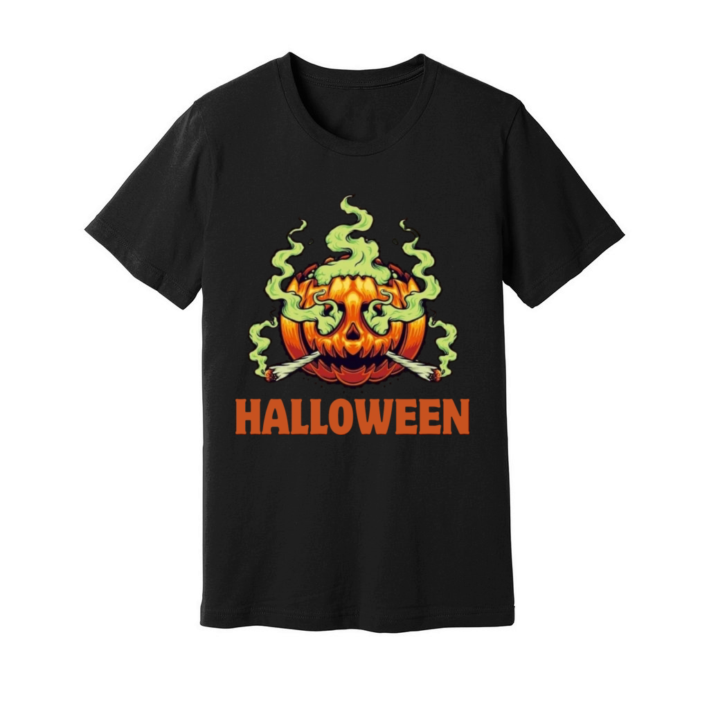 halloween GHOST HAPPY HALLOEEN Unisex Jersey Tee