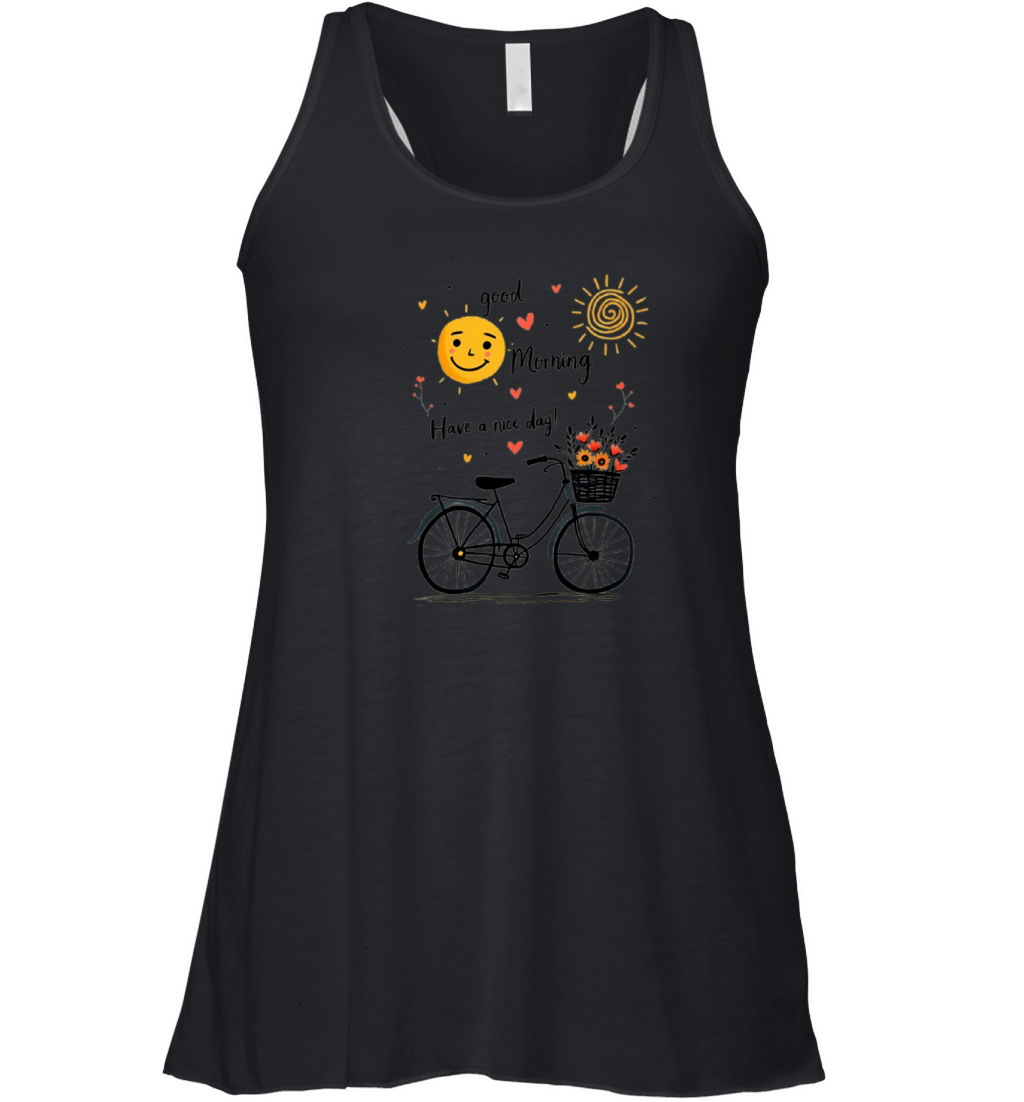 Good Morning Sunshine Bicycle Women's Flowy Tank Top