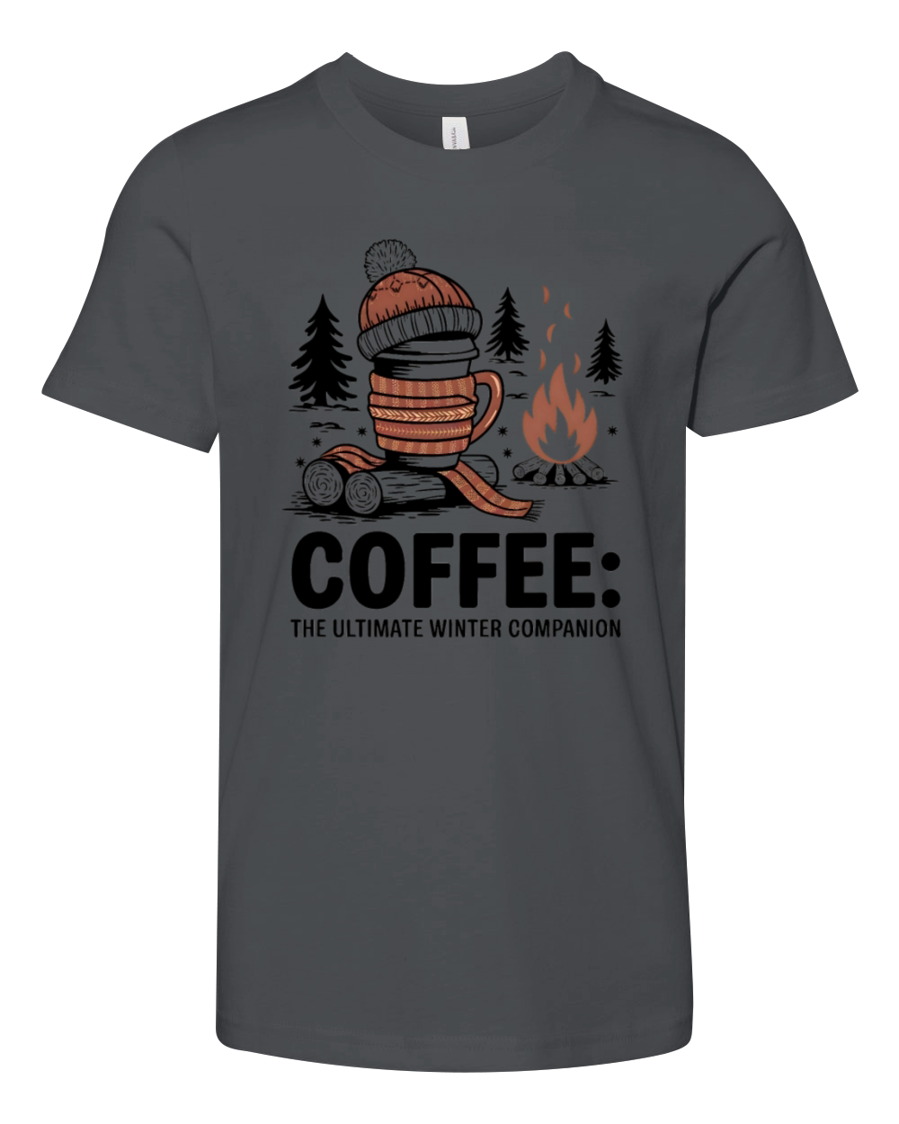 coffee the ultimate winter companion Youth Unisex Jersey Tee