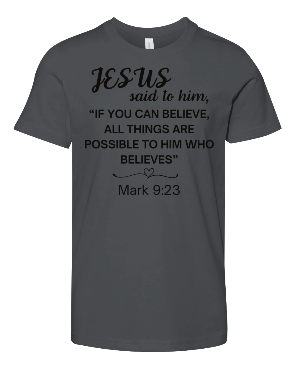 Mark 923 2 Youth Unisex Jersey Tee