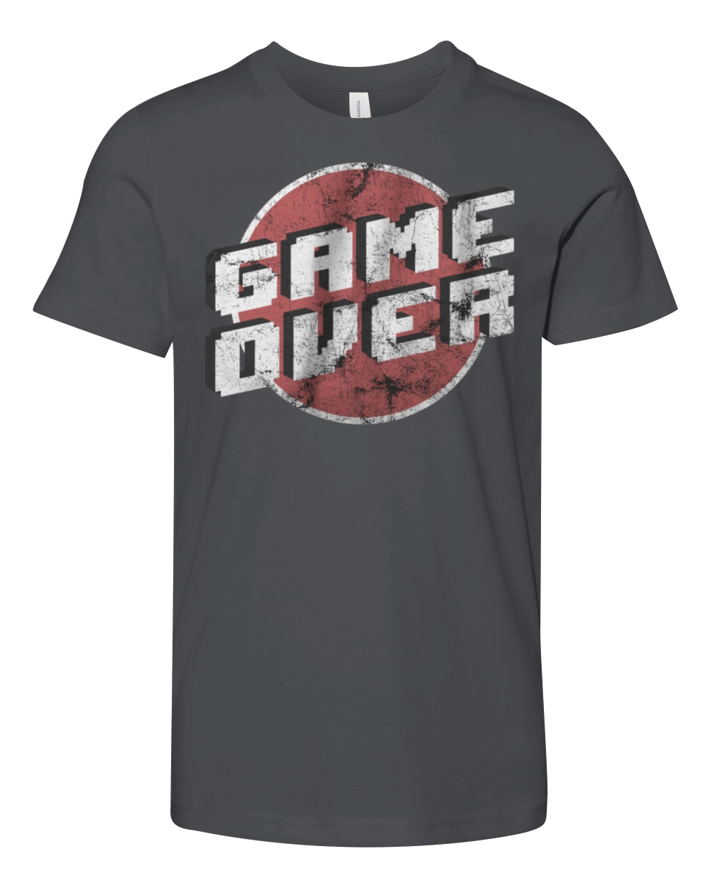 vintage retro game pixel gameover Youth Unisex Jersey Tee
