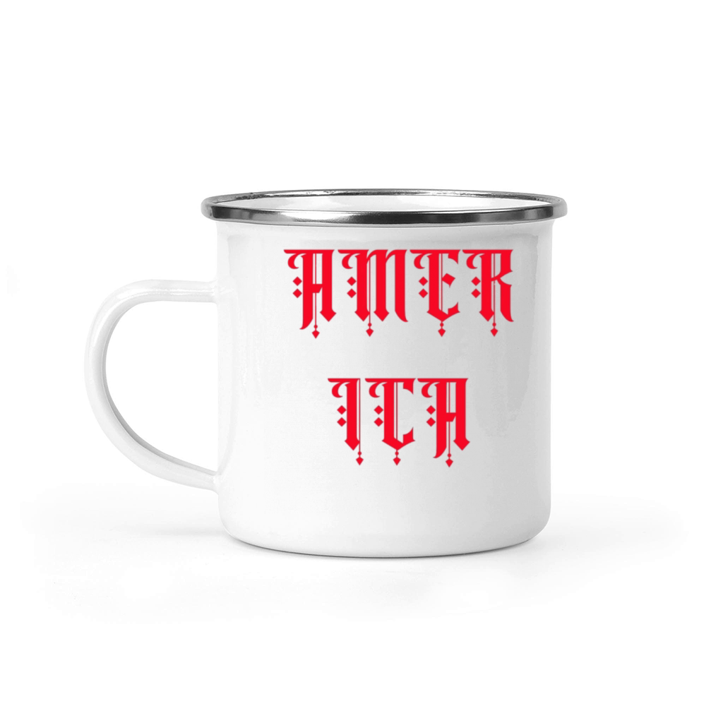 AMERICA PA PENNSYLVANIA Varsity Style USA Vintage Camping Mug