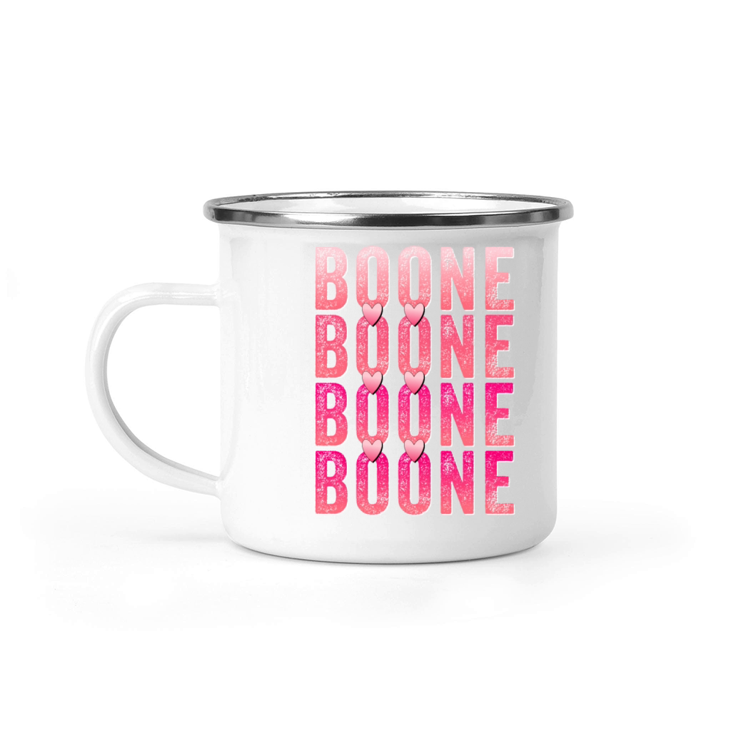 Boone Personalized Name I Love Boone Vintage Camping Mug