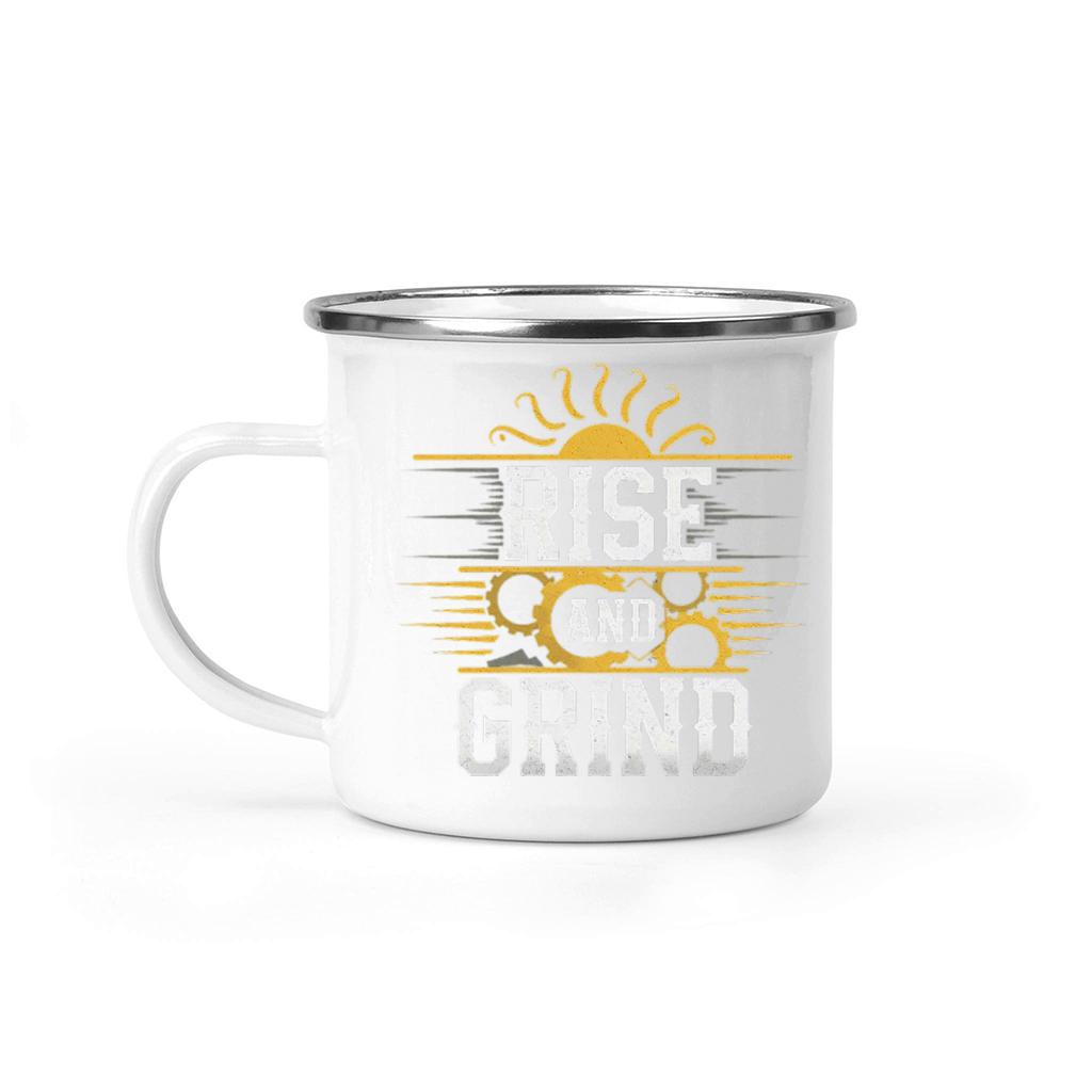 Rise and Grind Camping Mug