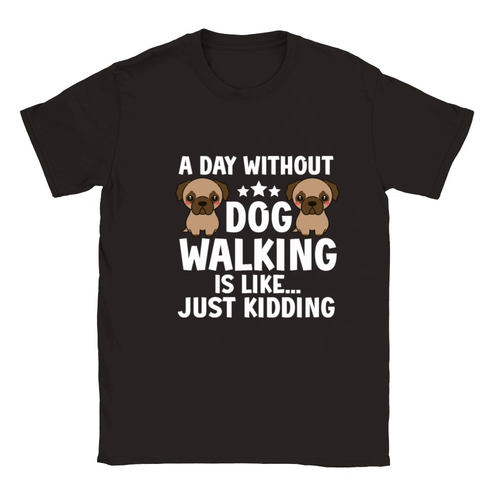 Dog Walker Professional Pet Sitter Dog Walking Classic Kids Crewneck T-shirt