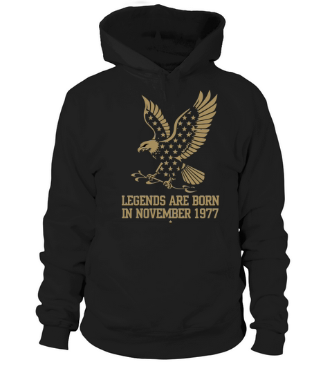 Legends Are Born In November 1977 Hoodie Unisex