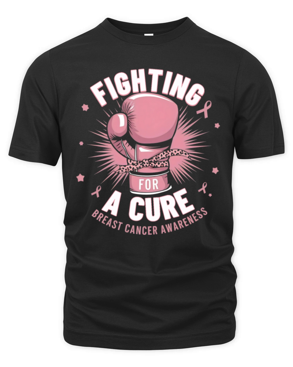 Breast Cancer Awareness FIGHTING FOR A CURE Organic Unisex T-shirt