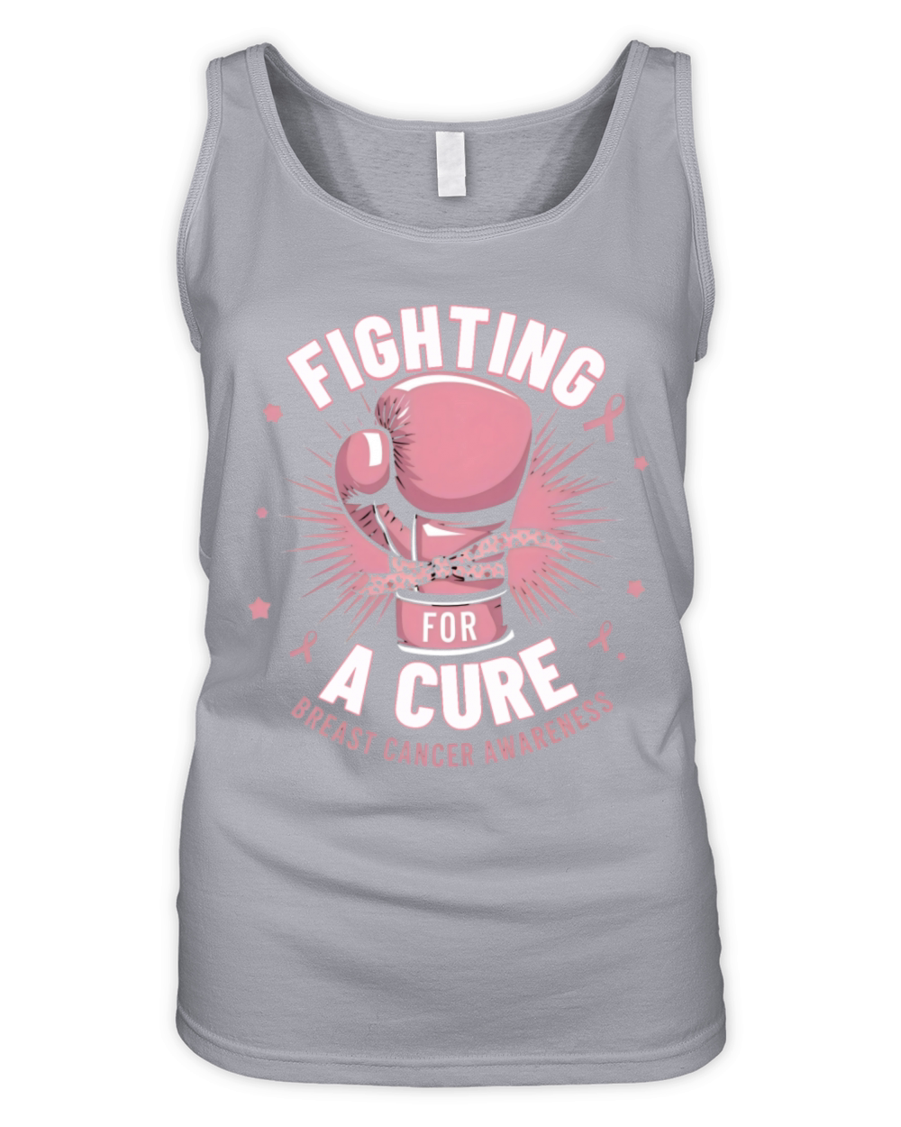 Breast Cancer Awareness FIGHTING FOR A CURE Organic Women's Tank Top