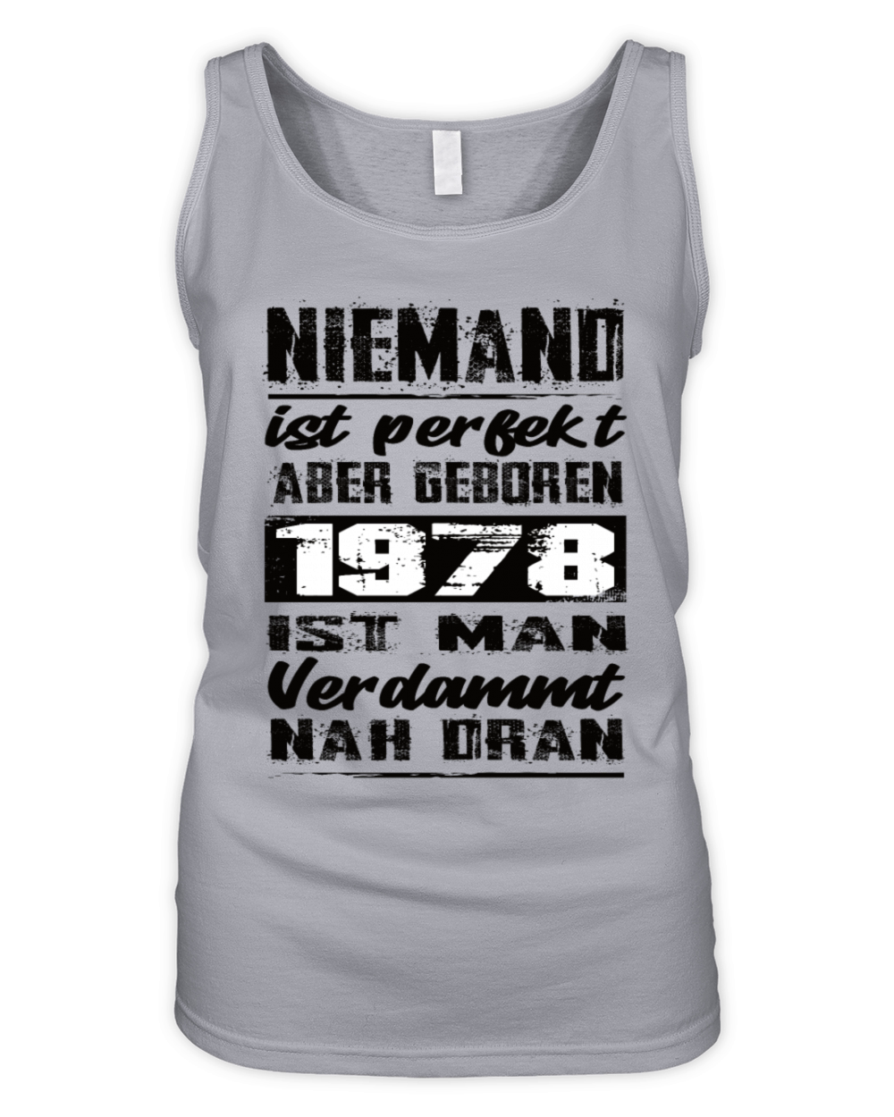 Nobody Is Perfect But Born 1978 Birthday Organic Women's Tank Top