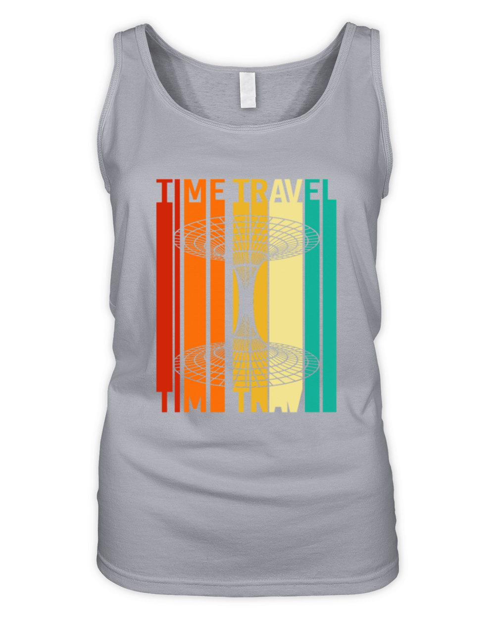 Retro Vintage Quantum Physics Time Travel Organic Women's Tank Top
