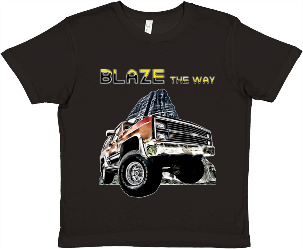 Blazer Lifted Squarebody Truck K5 Jimmy Suburban Premium Kids Crewneck T-shirt