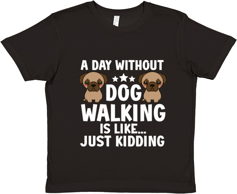 Dog Walker Professional Pet Sitter Dog Walking Premium Kids Crewneck T-shirt