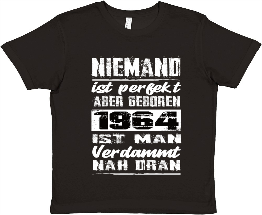 Nobody Is Perfect But Born In 1964 Birthday Premium Kids Crewneck T-shirt