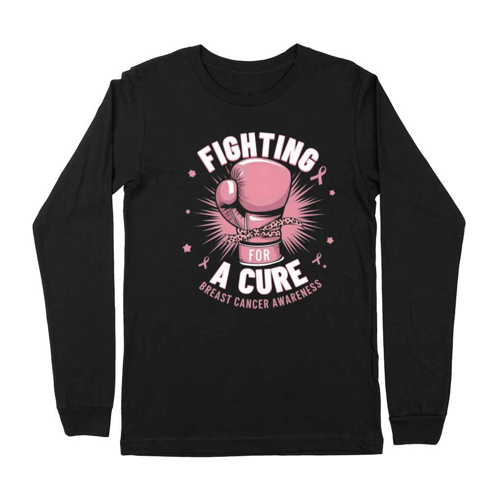 Breast Cancer Awareness FIGHTING FOR A CURE Premium Long Sleeve