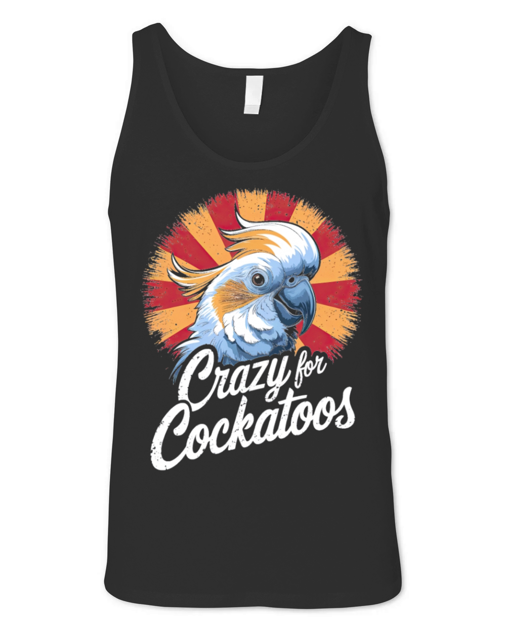 Crazy For Cockatoos Vintage Bird Lovers Unisex Jersey Tank