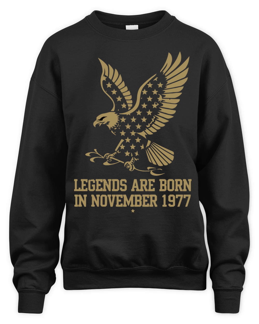 Legends Are Born In November 1977 Unisex Premium Crewneck Sweatshirt