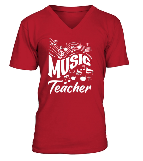 Funny Teacher Gift V-Neck T-shirt