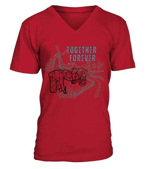 Together forever - till death do us part V-Neck T-shirt