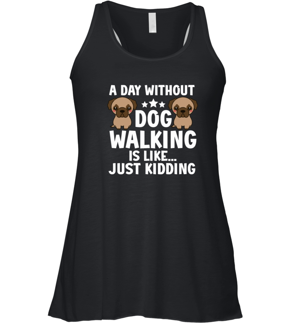 Dog Walker Professional Pet Sitter Dog Walking Women's Flowy Tank Top
