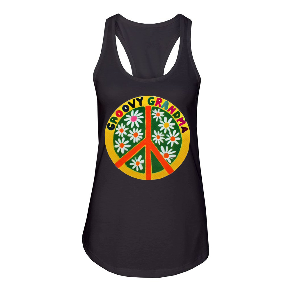 Groovy Grandma Women's Racerback Tank