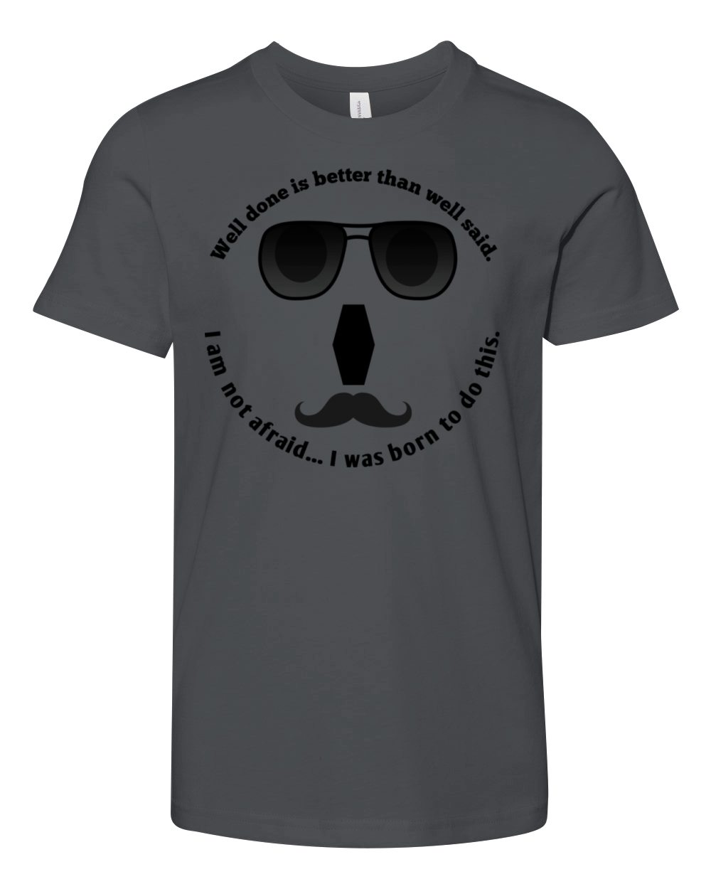 Achievement Quotes Youth Unisex Jersey Tee