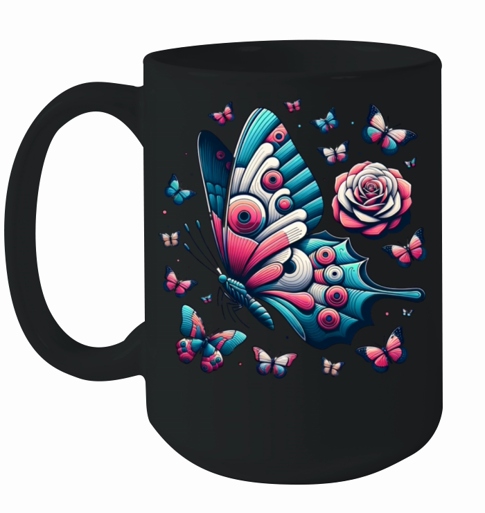 Vintage Rose Bouquet-Romantic flower apparel Ceramic Mug