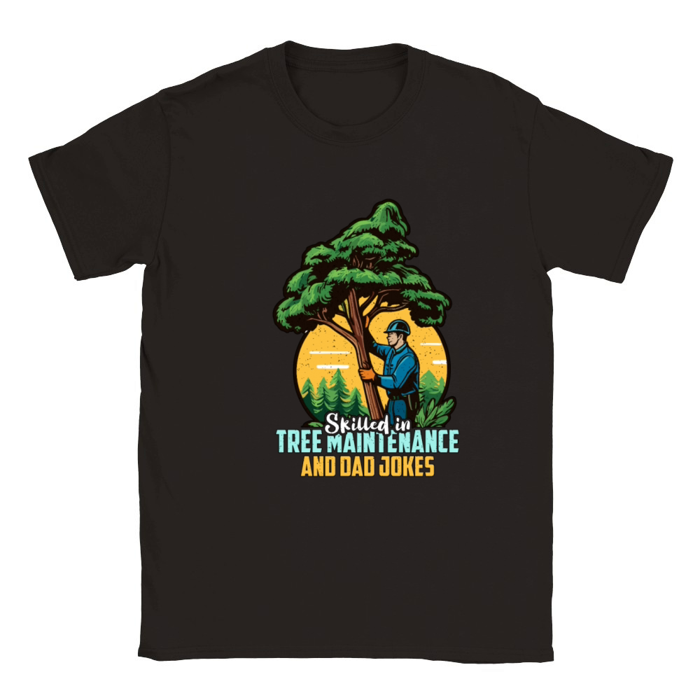 Arborist Skilled In Tree Maintenance Forest Worker Classic Kids Crewneck T-shirt