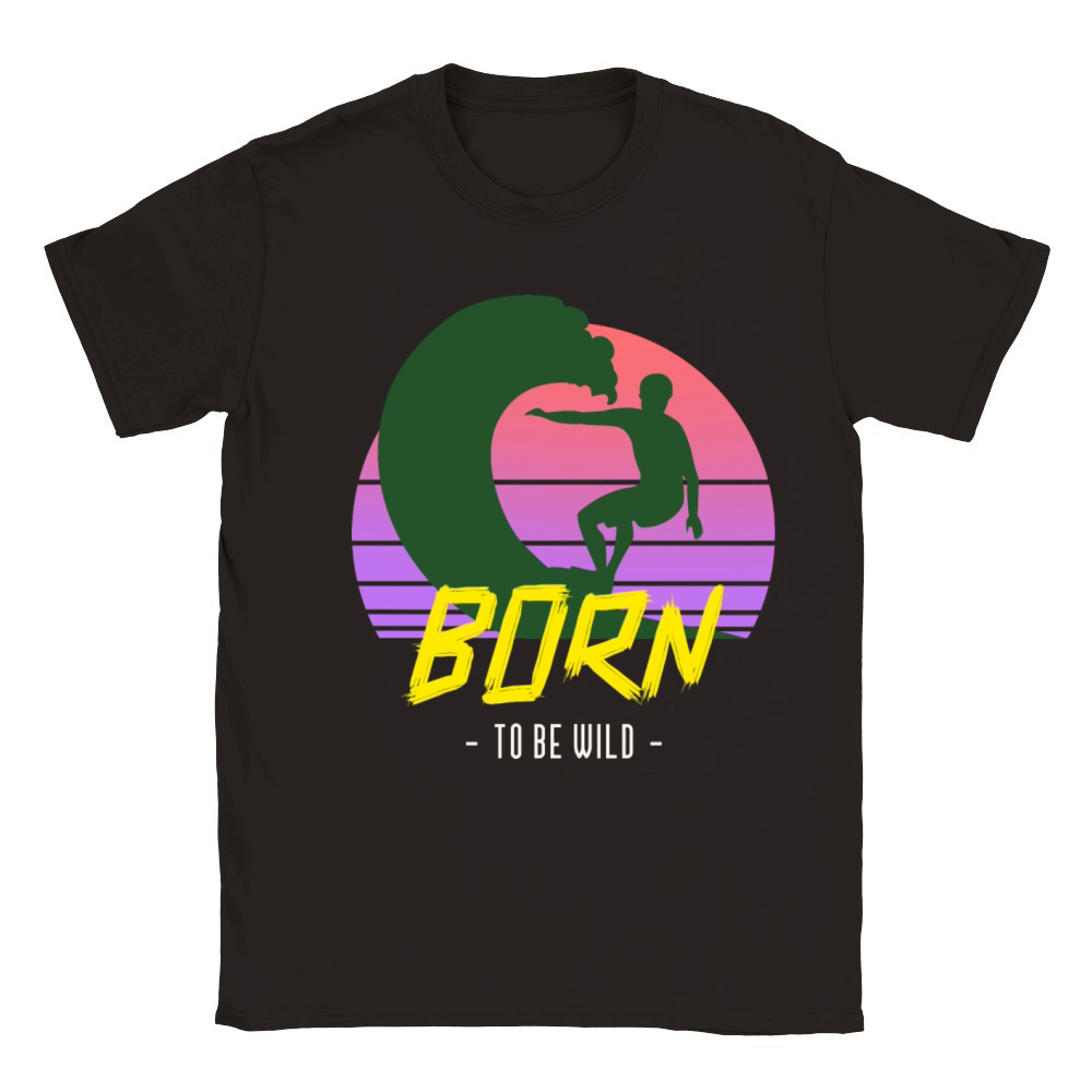 Born to Be Wild Vintage Classic Kids Crewneck T-shirt