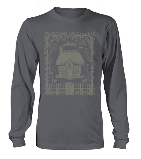 Dark Cottagecore enchanting Cottage Retreat Long sleeved Unisex
