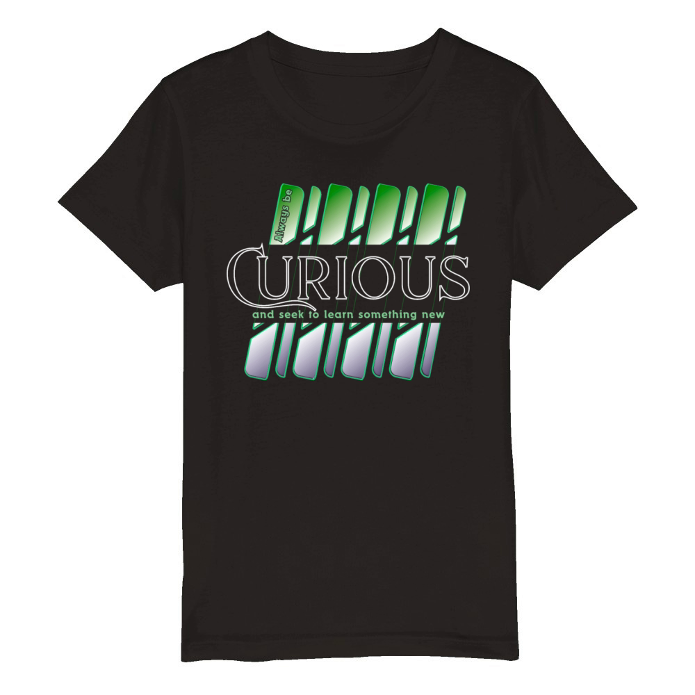 Curious 6B Organic Kids Crewneck T-shirt