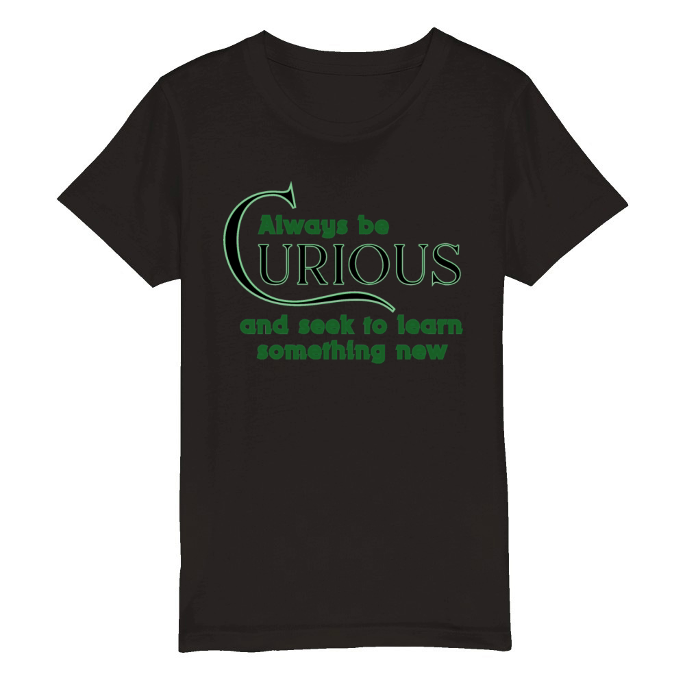 Curious 7W Organic Kids Crewneck T-shirt