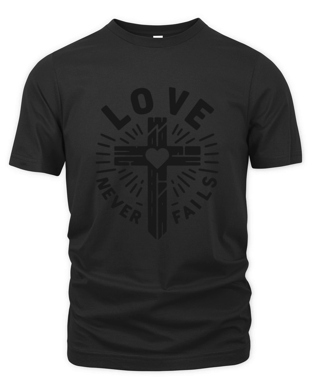 Love Never Fails Organic Unisex T-shirt