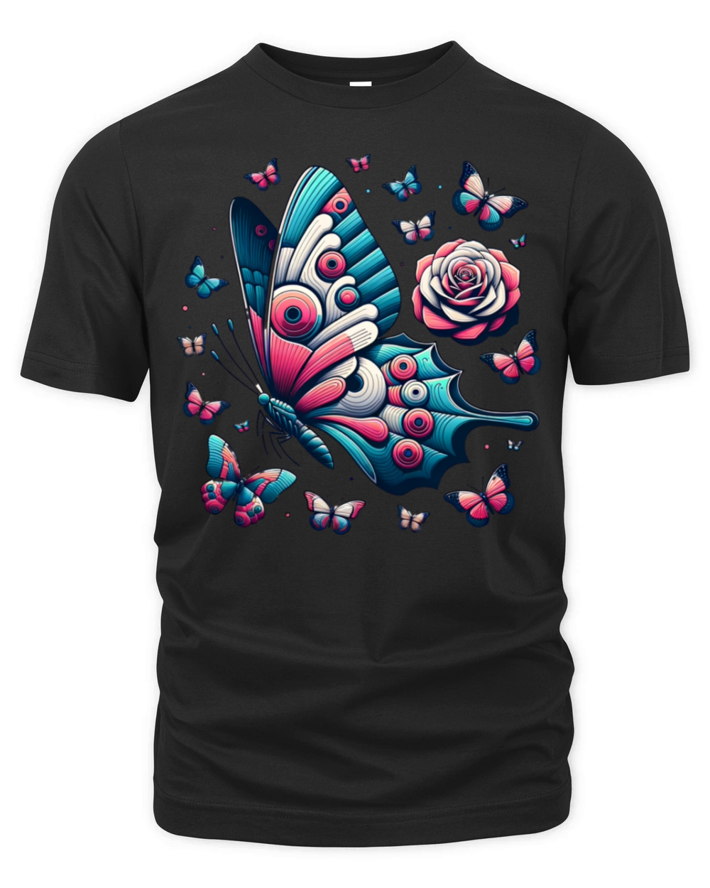 Vintage Rose Bouquet-Romantic flower apparel Organic Unisex T-shirt