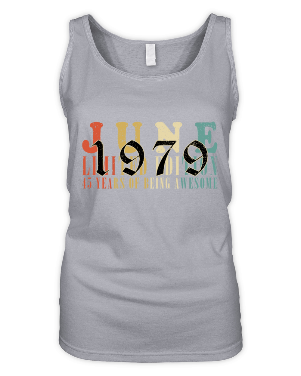 45th birthday 45 years June 1979 Organic Women's Tank Top