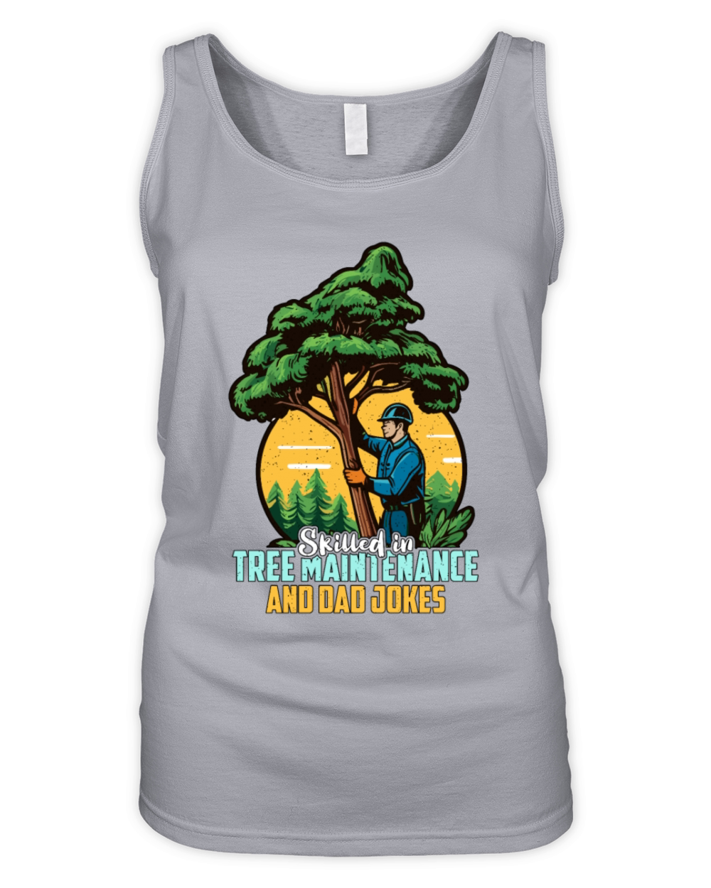 Arborist Skilled In Tree Maintenance Forest Worker Organic Women's Tank Top
