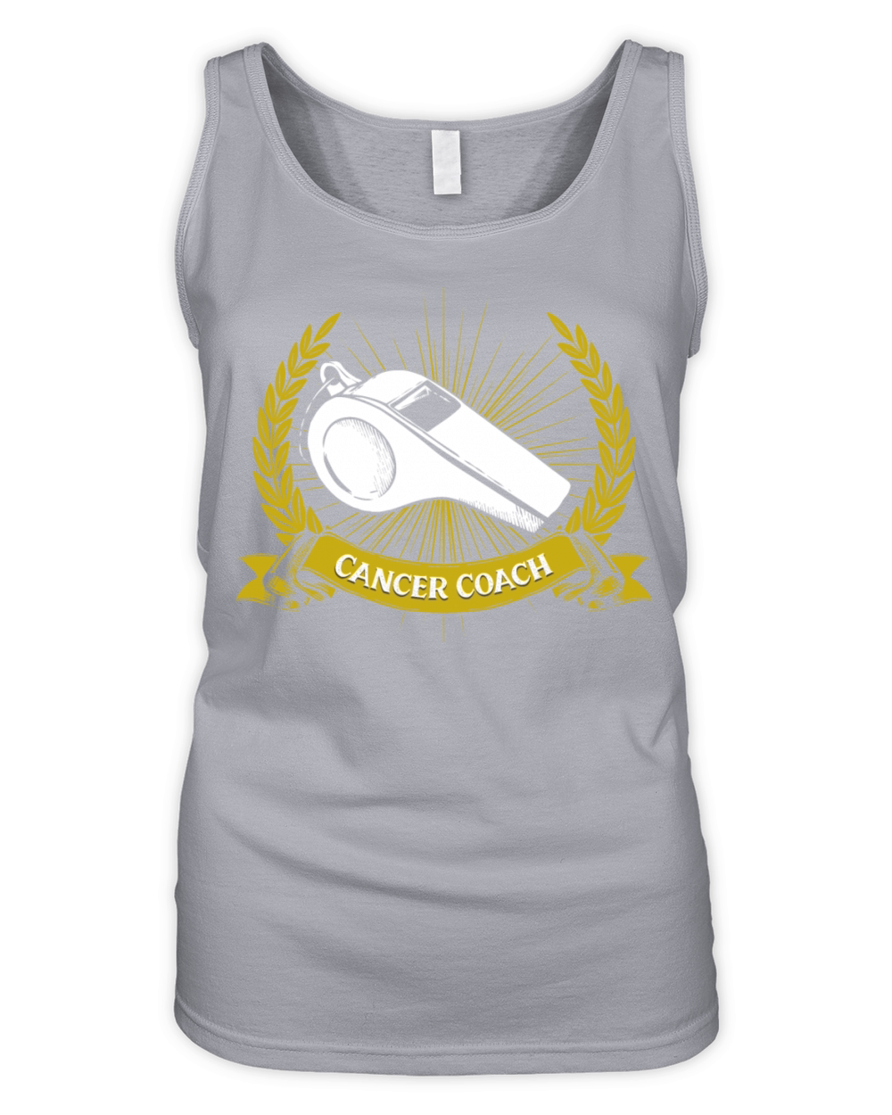 Cancer Coach Cancer Survivor Funny Cancer Awarenes Organic Women's Tank Top