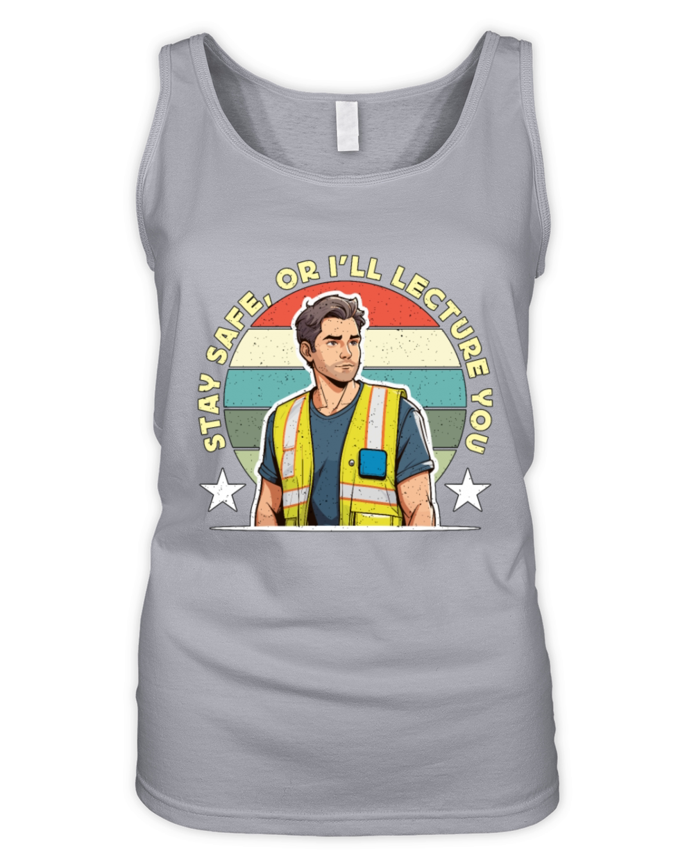 Safety Officer Stay Safe Or Public Safety Officer Organic Women's Tank Top